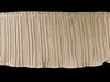 Taśma 11cm falbana PLISA beż zimny
