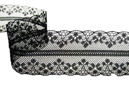 Wstawka 3,8cm stabilna czarna