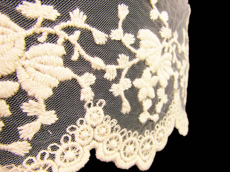 Koronka 9cm tiulowa natural