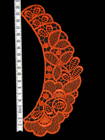 Kołnierzyk damski gipiura rdza