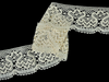 Koronka 9cm bawełniana naturalna