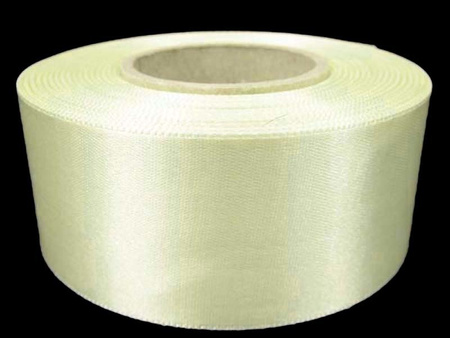 Wstążka 50mm atłas ecru jasny