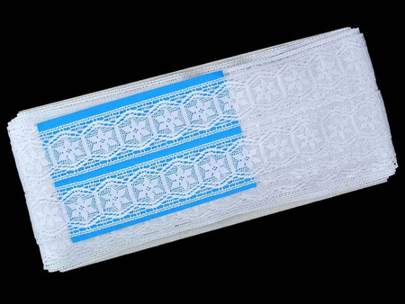 Wstawka 3,1cm bawełniana biała