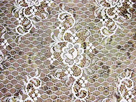 Koronka 85cm stabilna biała