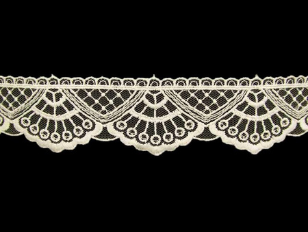 Koronka 4,5cm tiulowa ecru