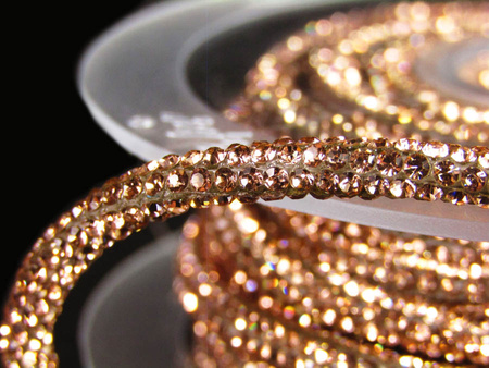 Sznurek 5mm cyrkoniowy miedziany