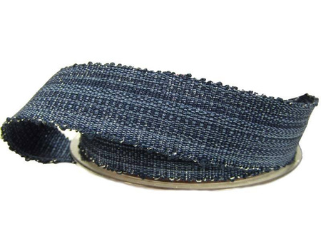 Taśma 25mm ryps CHIN granat