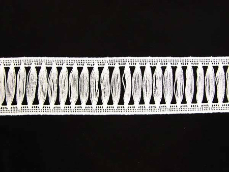 Wstawka 7cm gipiurowa poly ivory