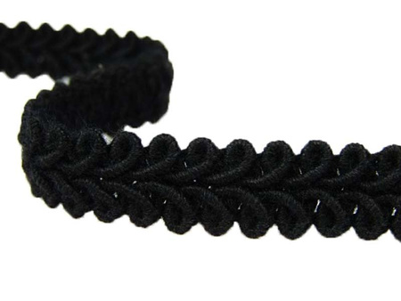 Taśma 1cm galonowa bawełna czarna