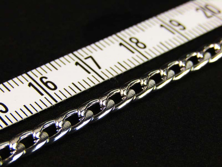 Łańcuch 1,2x4,2x7mm srebrny
