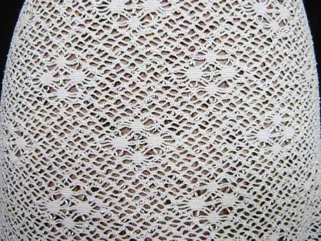 Koronka 120cm elastyczna biała