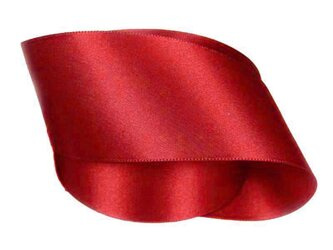 Wstążka 50mm atłas bordo