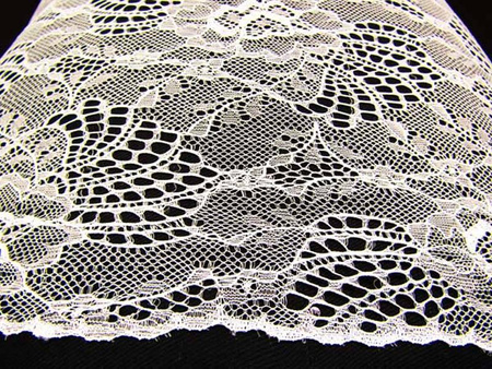 Koronka 150cm tiulowa podkład ivory