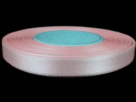 Wstążka 10mm atłas pudrowy róż