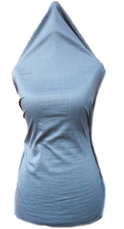 Podszewka elastyczna niebieski antyczny