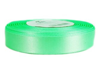 Wstążka 15mm atłas seledyn