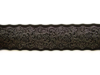 Wstawka 8cm elastyczna czarna