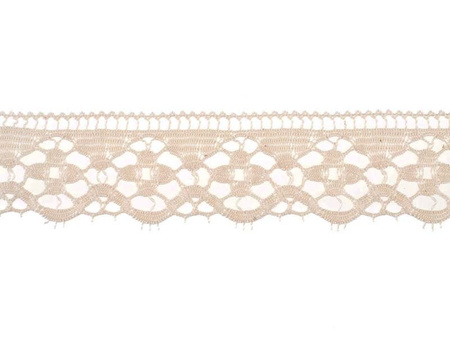 Koronka 3,5cm bawełniana naturalna