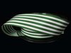 Taśma 25mm acetat STRIPES ciemnozielona