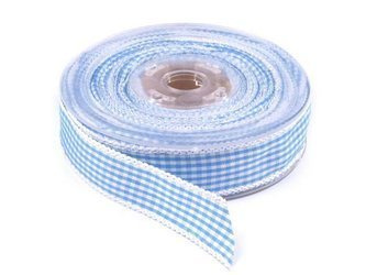 Wstążka 20mm PEPITO błękitna