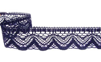 Koronka 5,8cm bawełniana granat