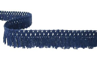 Taśma 2,5cm FRĘDZEL bawełna jasny granat