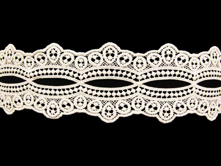 Wstawka 7,8cm gipiurowa poly ivory