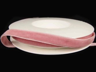 Aksamitka 9mm elastyczna róż