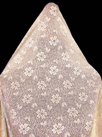 Koronka 150cm elastyczna ecru