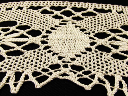 Koronka 9,5cm bawełniana naturalna