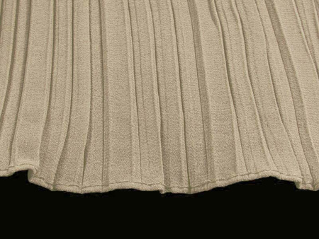 Taśma 11cm falbana PLISA beż zimny