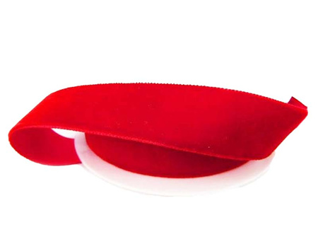 Aksamitka 23mm czerwona