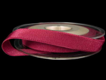 Taśma 10mm elastyczna atłas malina