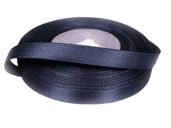 Wstążka 10mm atłas granat