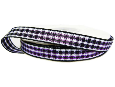 Wstążka 10mm pepito lurex śliwka