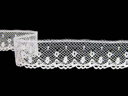 Koronka 2cm bawełniana biała