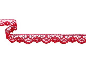Koronka 1cm stabilna bordo