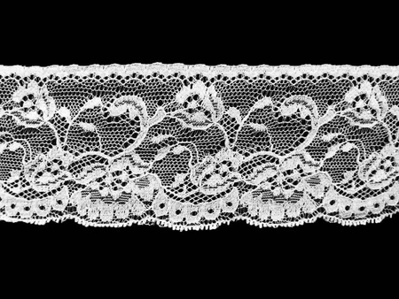 Koronka 5,5cm stabilna biała