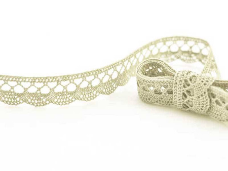 Koronka 1,8cm bawełniana jasny len