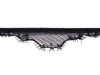 Koronka 2cm stabilna czarna