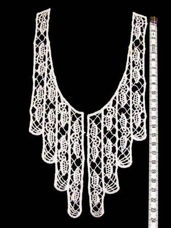 Dekolt gipiurowy biały