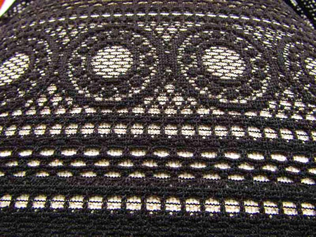 Koronka 150cm poliesterowa czarna