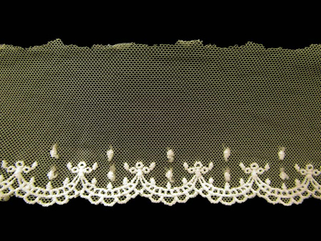 Koronka 6,5cm tiulowa ivory