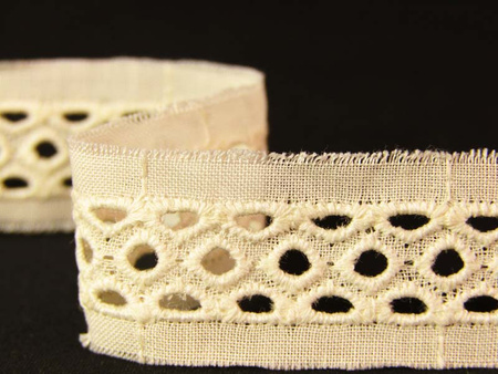 Wstawka 2cm haft angielski natural