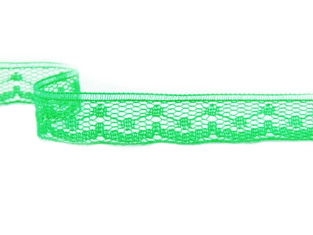 Koronka 1,2cm stabilna zielona