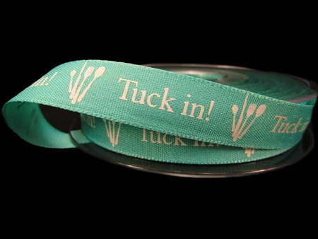 Wstążka 15mm tafta TUCK IN mięta
