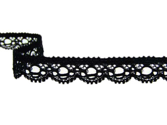 Koronka 1,3cm elastyczna czarna
