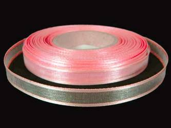 Wstążka 10mm organtyna LAMÓWKA róż