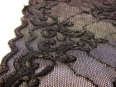 Wstawka 11cm elastyczna czarna