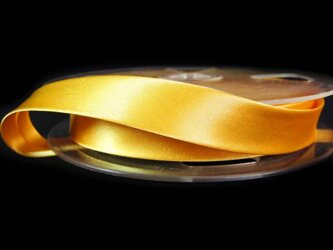 Lamówka 1,5cm atłasowa żółty słoneczny